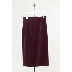 Jean Paul Gaultier Vintage Burgundy Midi Skirt